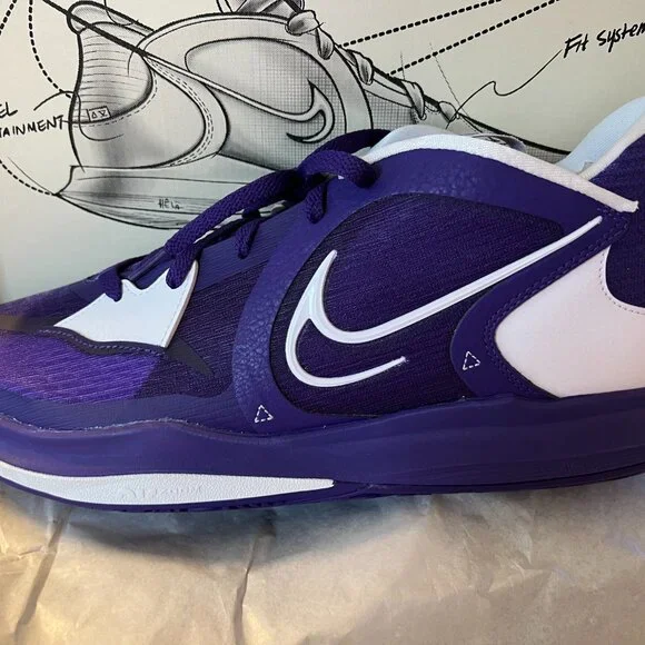 Kyrie Low 5 TB Promo \'Court Purple\' NIB M 15 W 16.5 KD 15 TB  main image 2